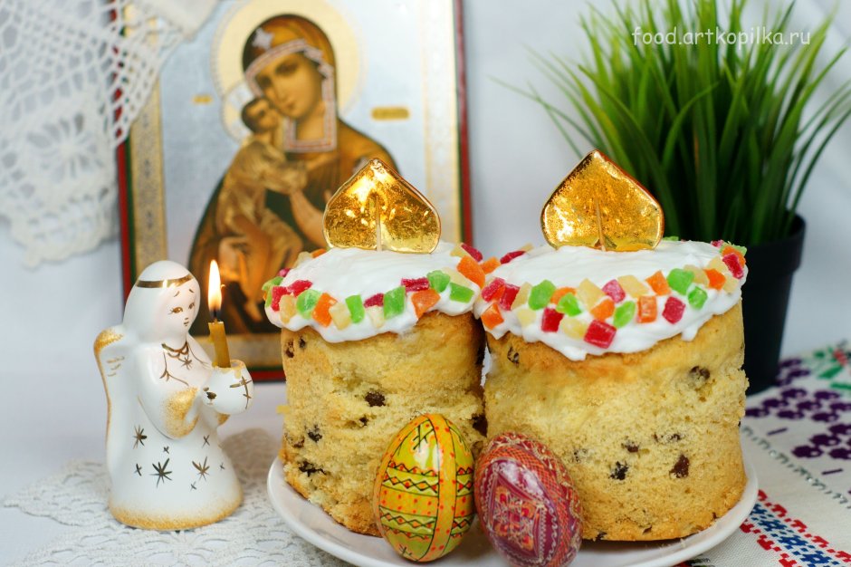 Декор куличей