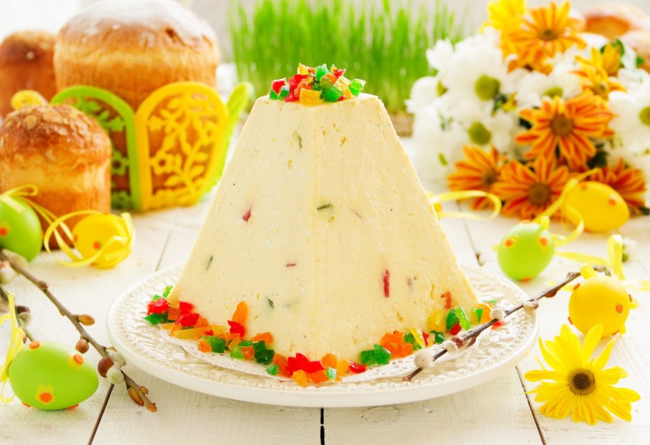 Кулич Пасхальный творожный
