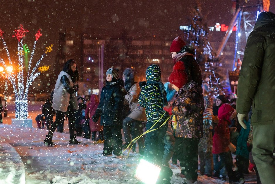 Новогодний танцевальный флешмоб