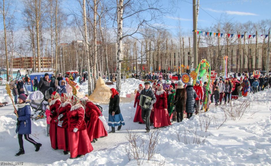Парк в Лобне Масленица