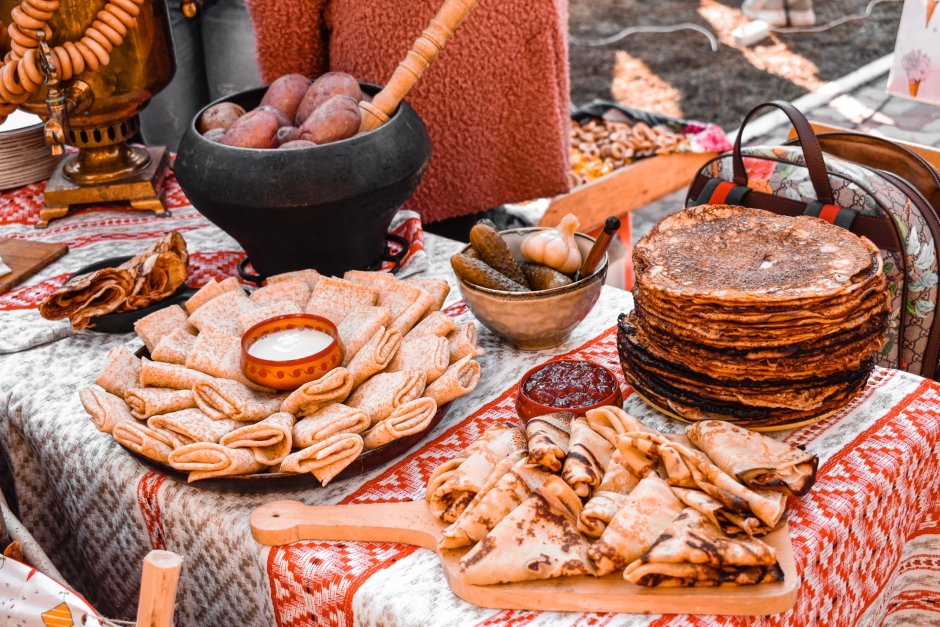 Масленица Витославлицы блины