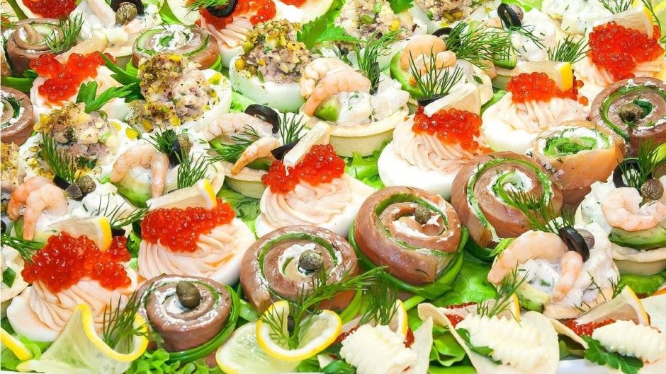 Красивые и вкусные закуски на праздничный стол