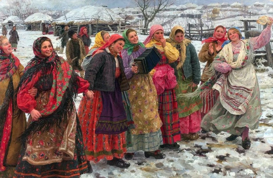 Масленица в живописи. Шаймарданов