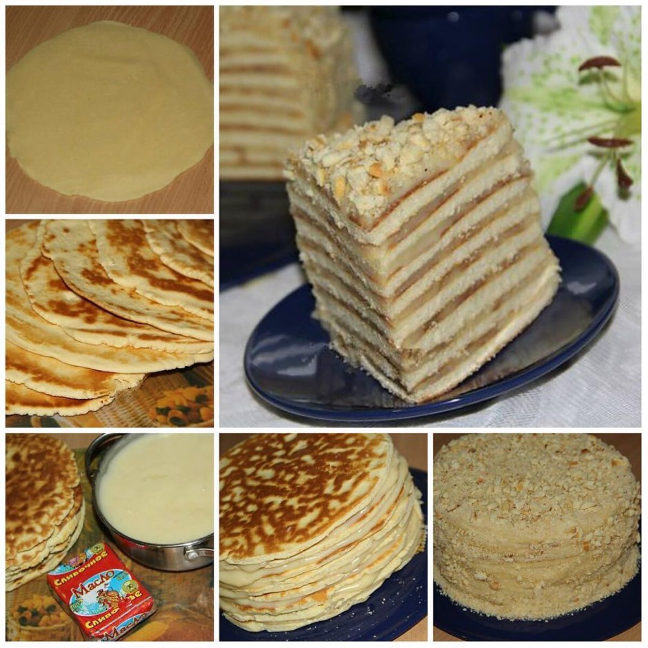 Торт из коржей