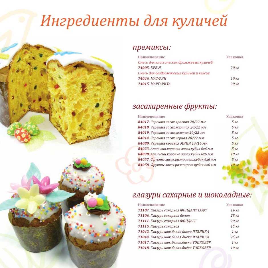 Праздничный кулич
