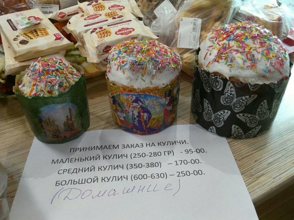 Пасхальные куличи с символом z