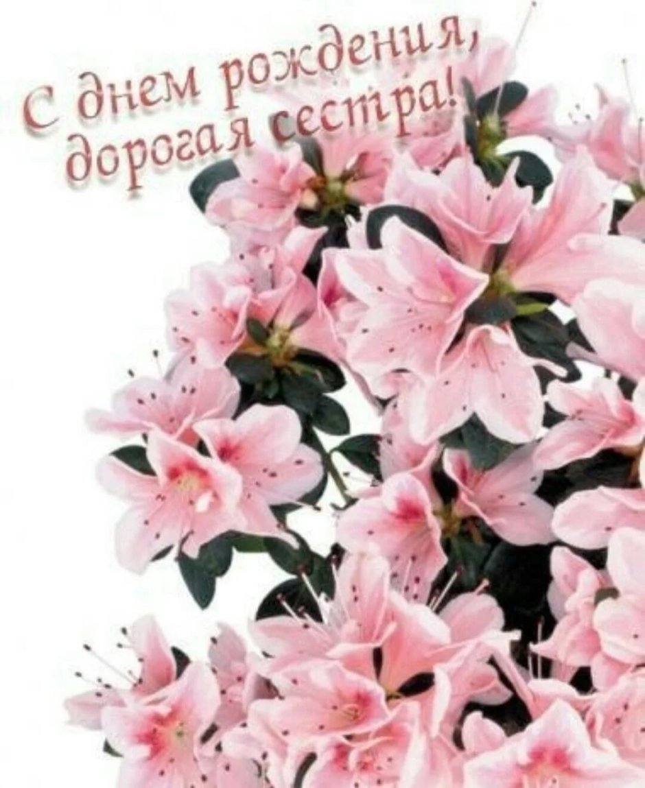 Поздравления с днём рождения сестре