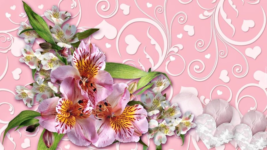Фон для открытки с днем рождения