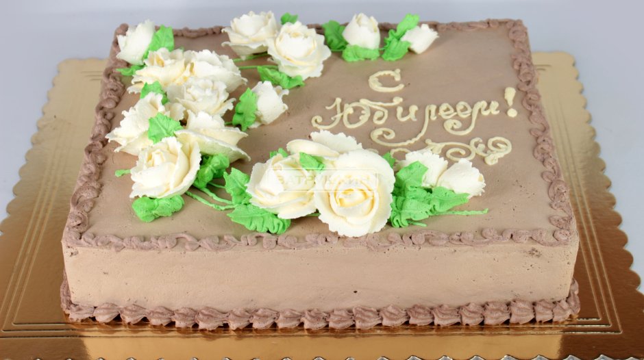 Торт на 60 лет мужчине кремовый