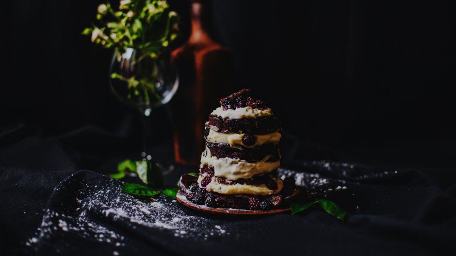 Шоколадный торт с орехами моя кофейная
