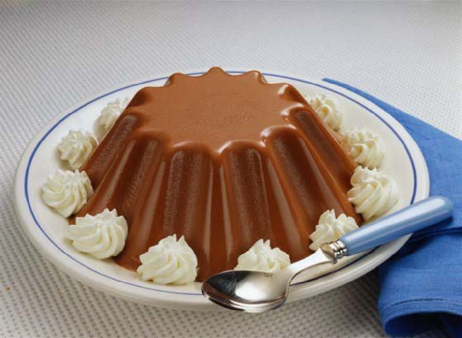 Бланманже шоколадное