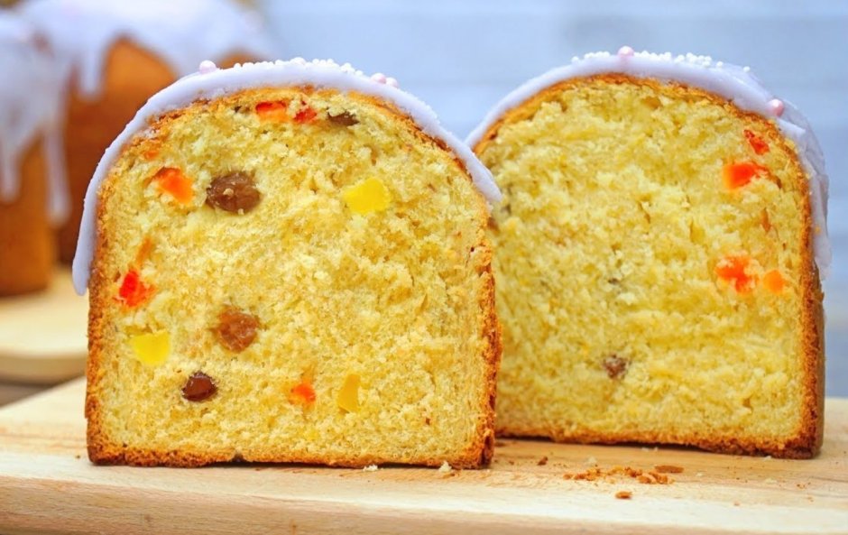Кулич Пасхальный с цукатами