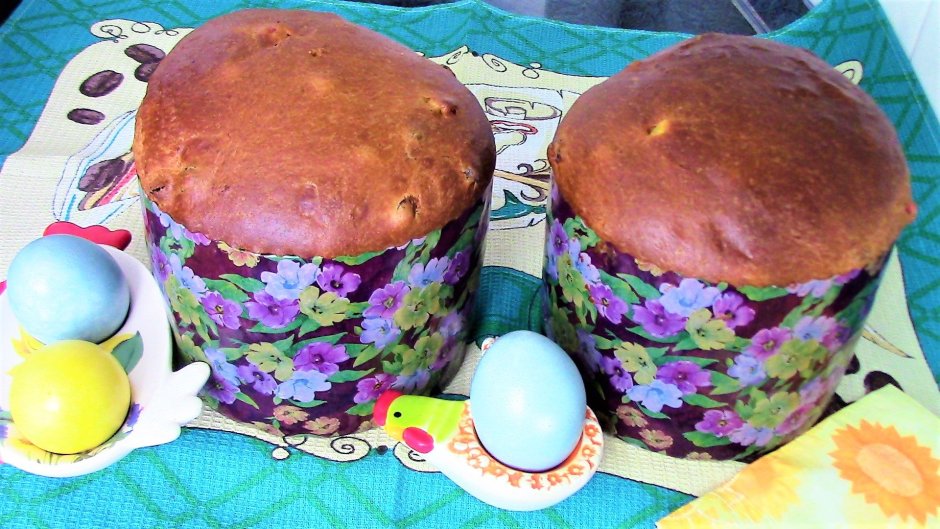 Кулич Пасхальный с цукатами