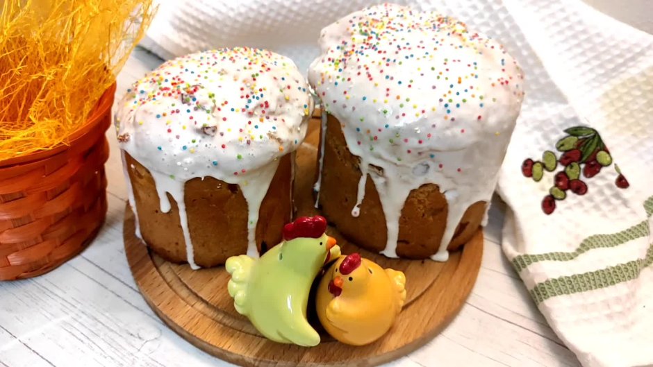 Влажный кулич Пасхальный