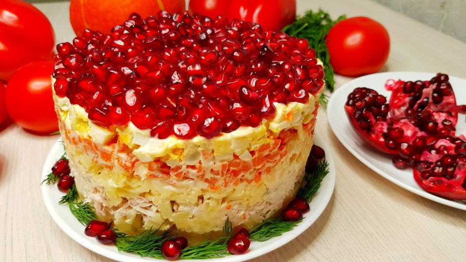 Салат красная шапочка