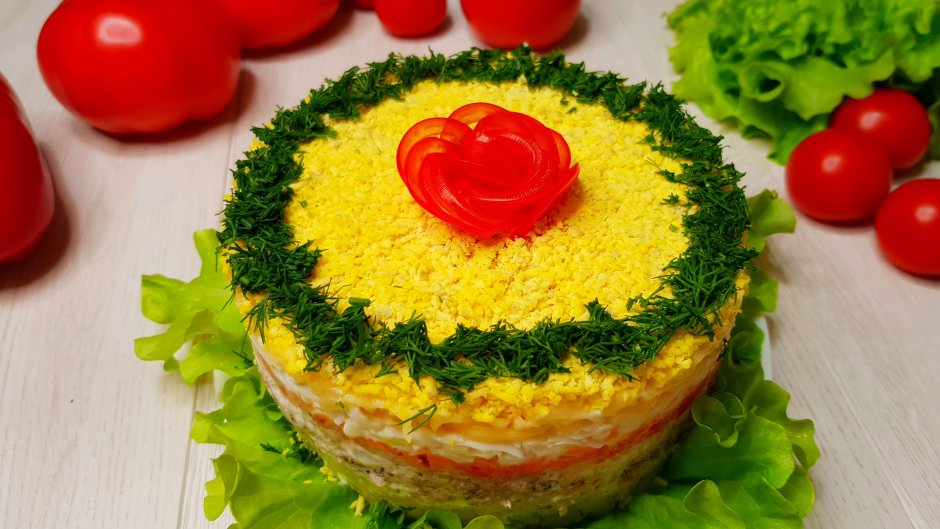 Салат Мимоза Королевская