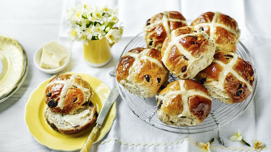 Крестовые булочки hot Cross buns