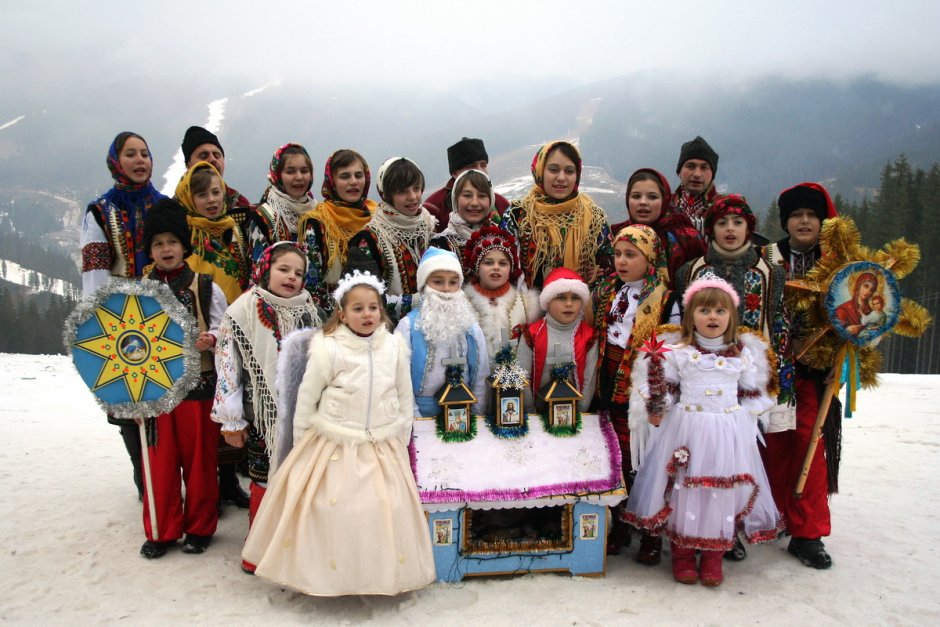 Поздравления с колядками