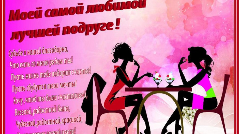 Открытки с днём рождения девушке красивые