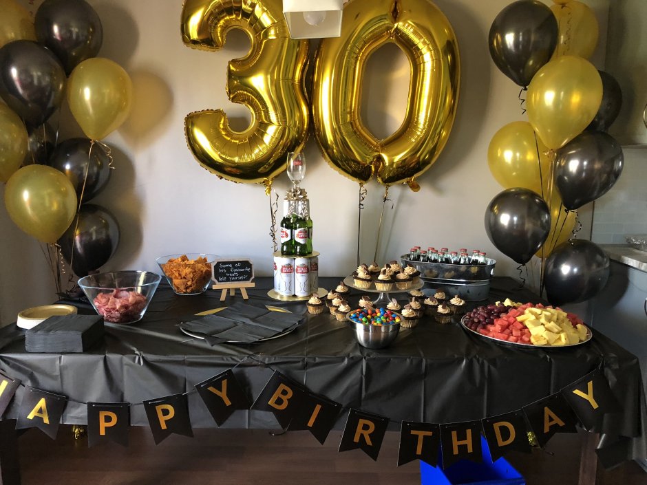 Украшения на 30 лет мужчине