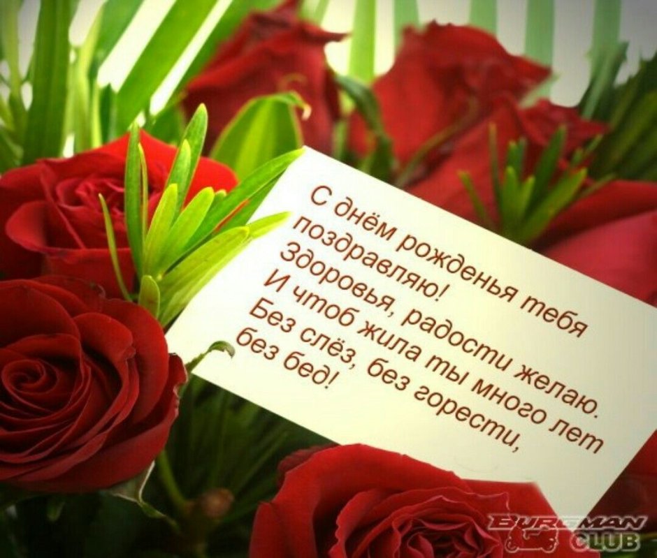 Поздравления с днём рождения