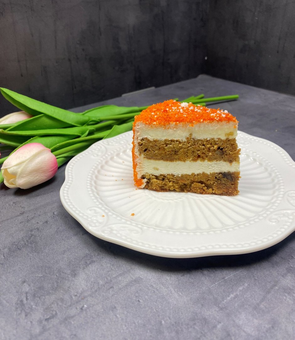 Морковный пирог кофейня