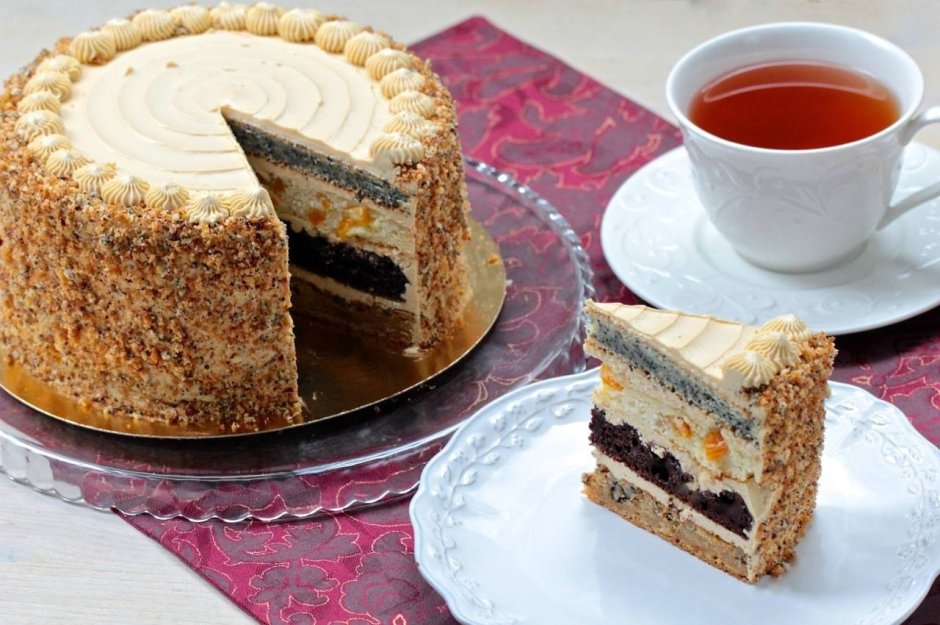 Маковый торт Королевский