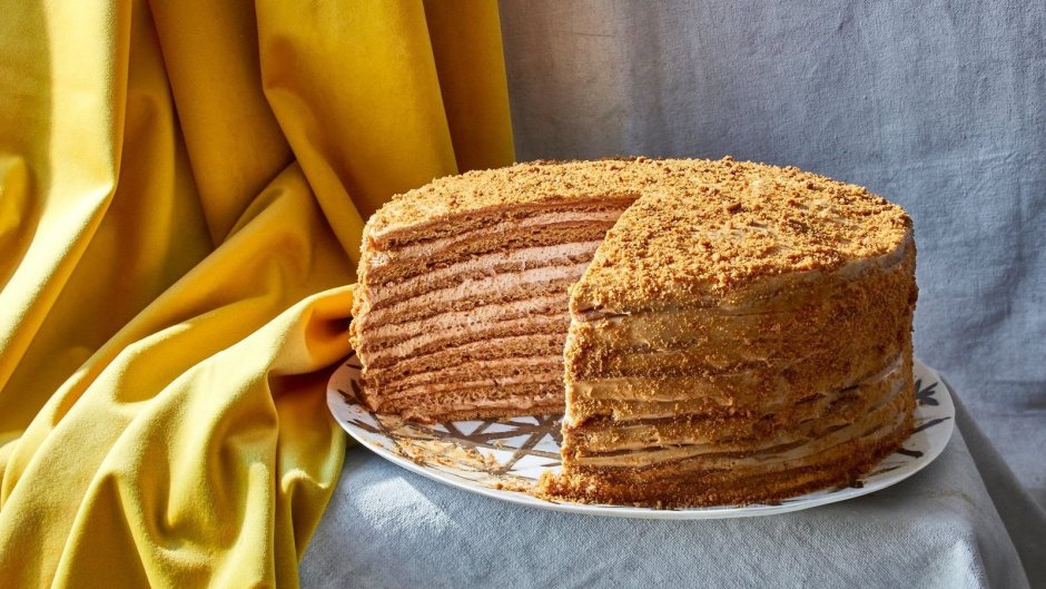 Торт с грецкими орехами