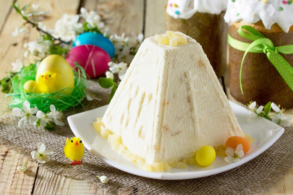 Кулич Пасхальный красивый