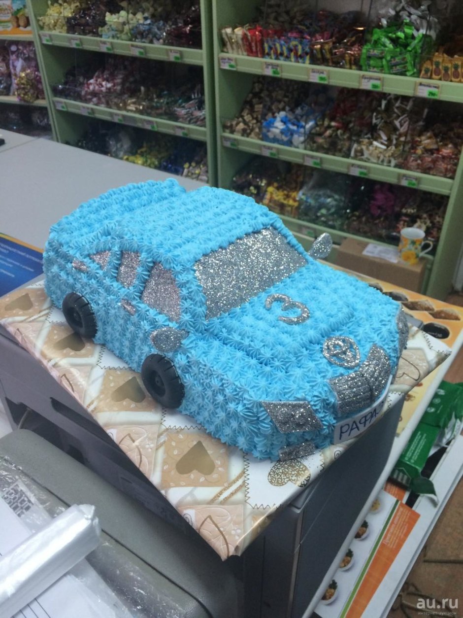 Безе в форме машинки
