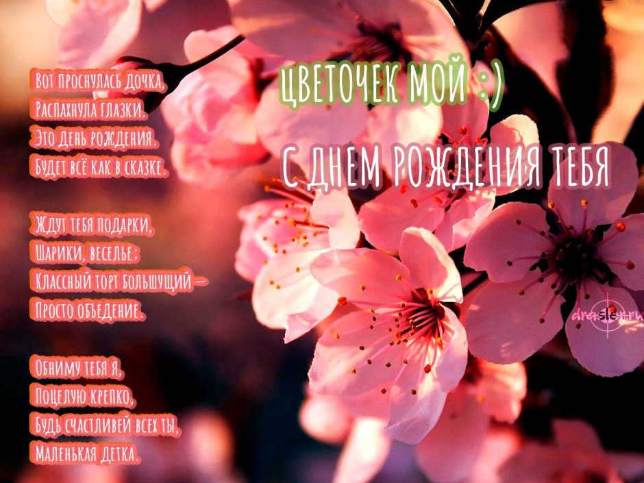 Поздравление с д рождения