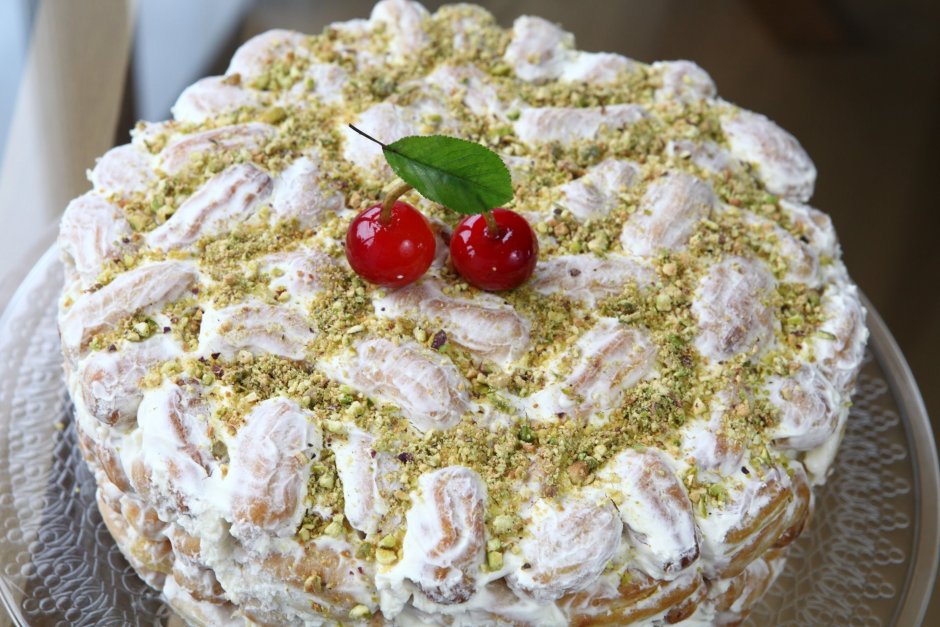 Торт заварной дамские пальчики