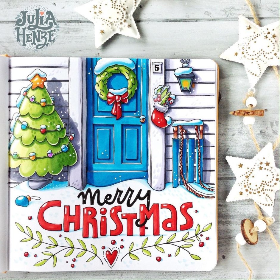 Christmas леттеринг
