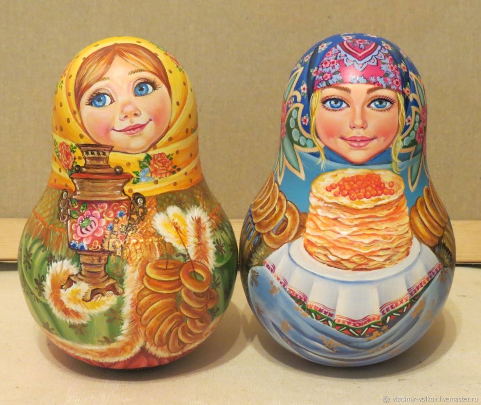 Матрешка пряник расписной