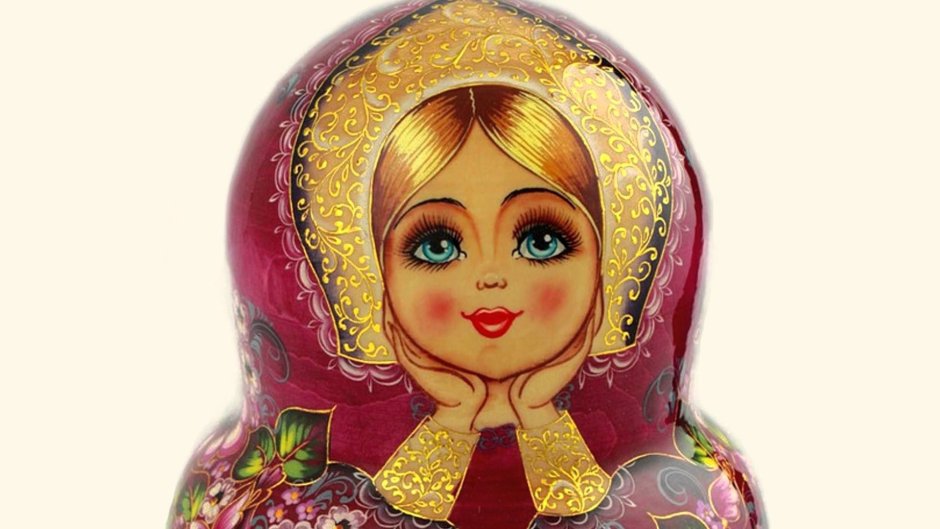 Матрёшка русская деревянная