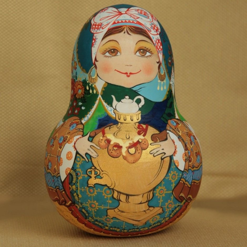 Пряник и Матрешка из теста