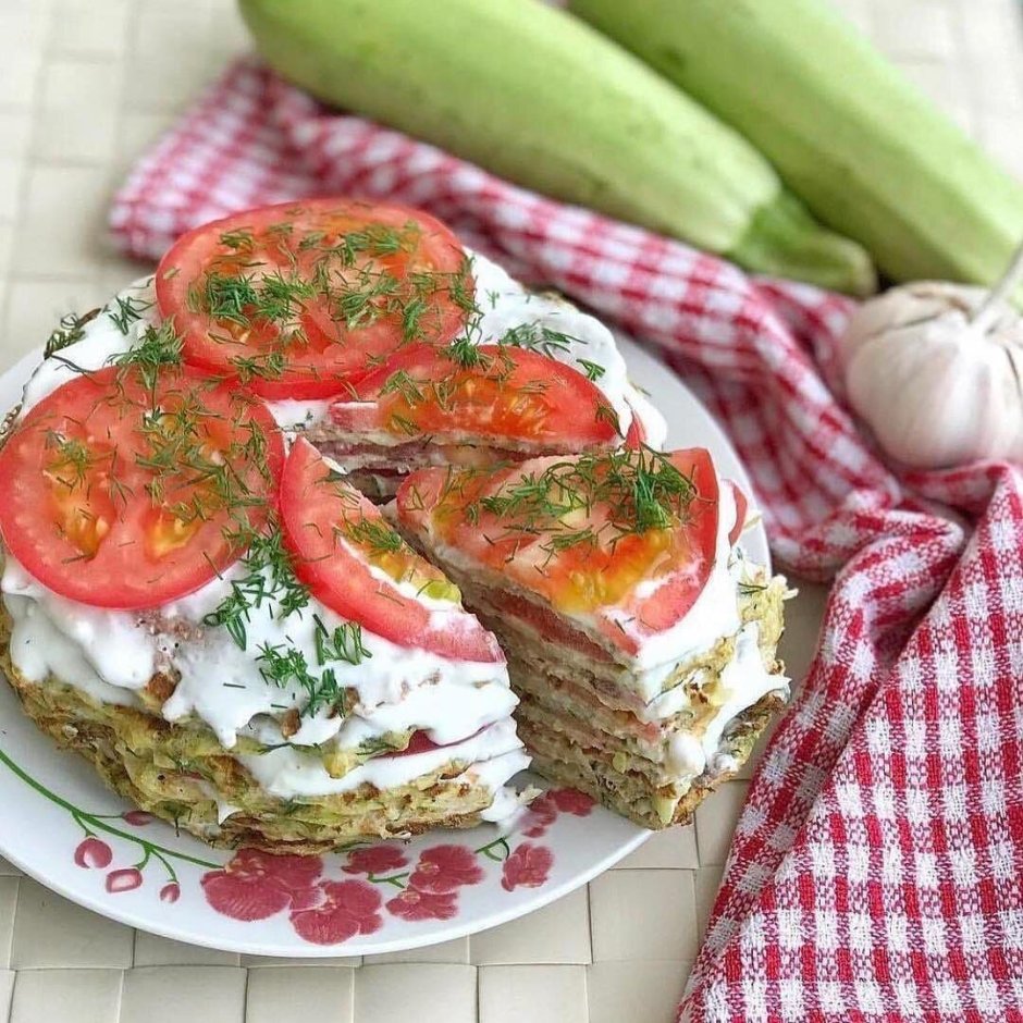 Торт из кабачков