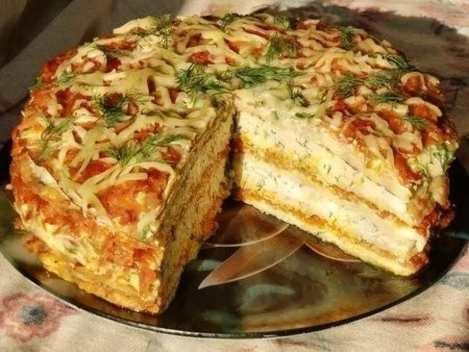 Юлия Высоцкая печеночный торт