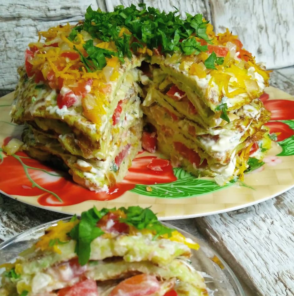 Кабачковый торт