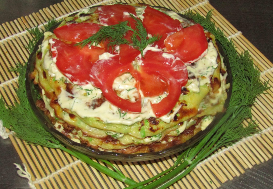 Торт из кабачков ПП