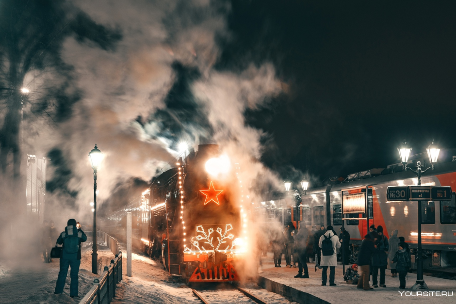 Паровоз Сортавала Рускеала