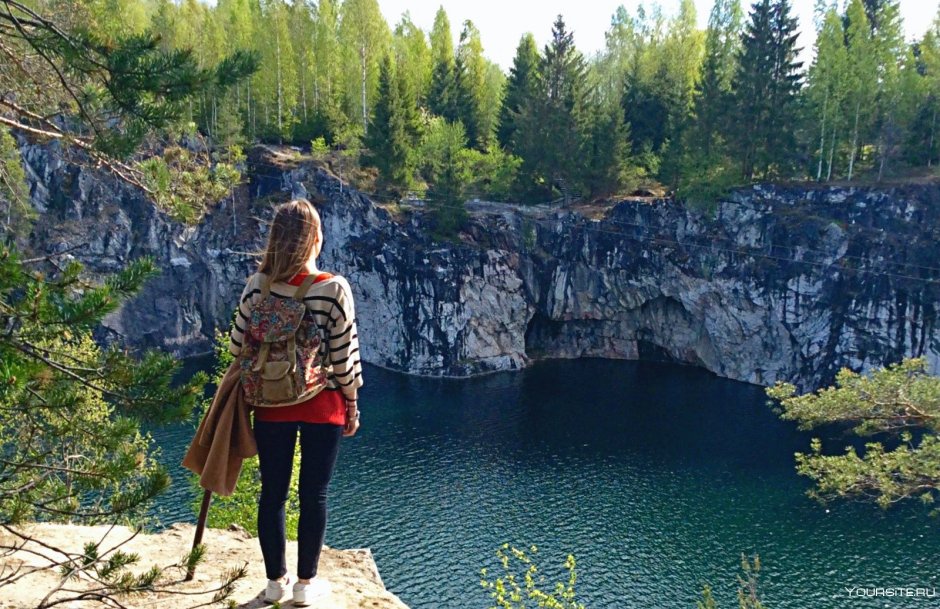 Карелия Рускеала поход
