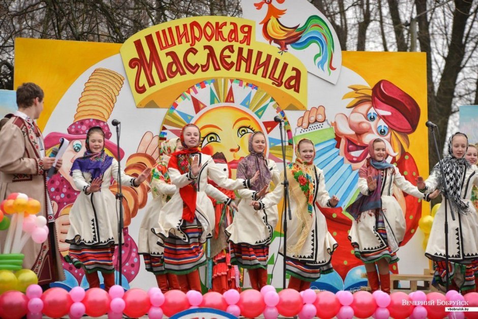 Городецкая роспись народные гуляния