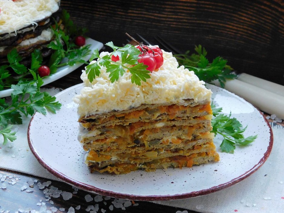 Блины с семгой