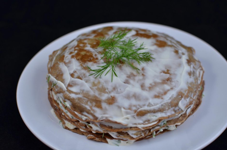 Печеночный торт закусочный