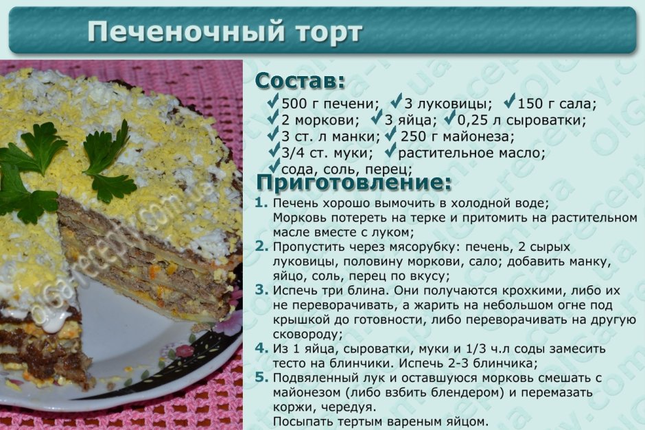 Рецепты салатов в картинках