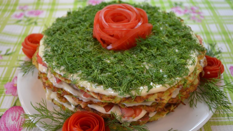 Печеночный тортик из куриной печени