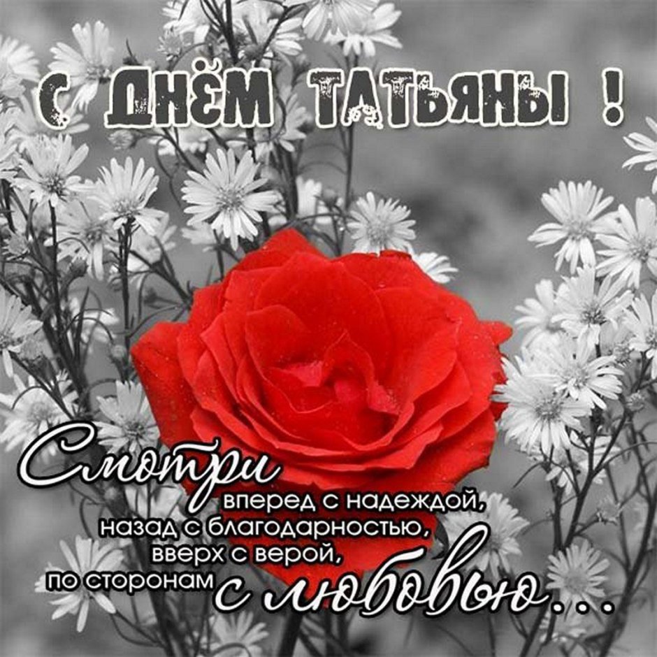Открытка "в день Татьяны!"