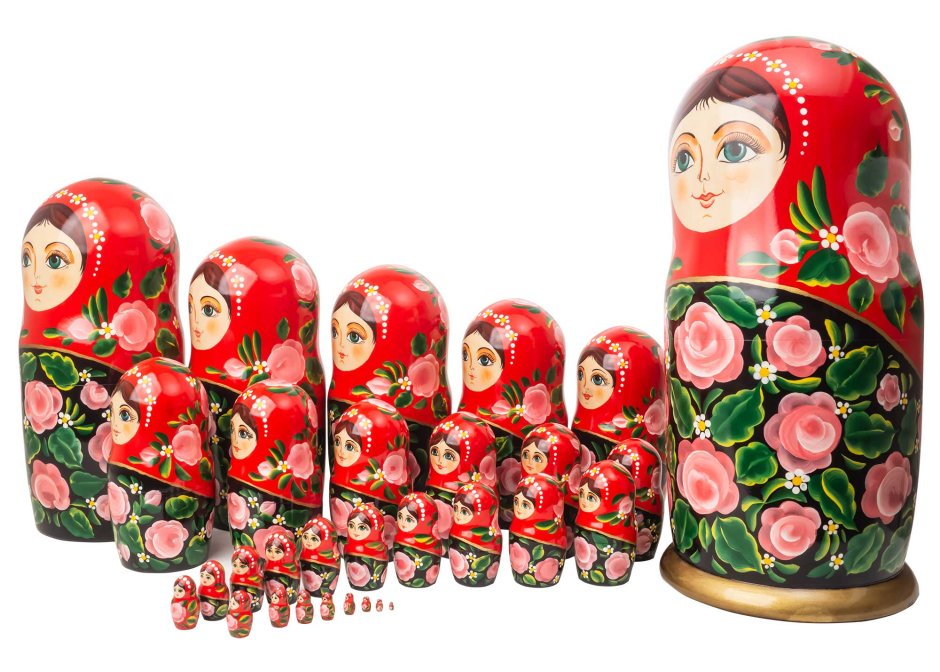 Лавка сувениров Матрешка в аэропорту Храброво