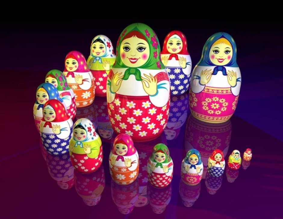 Самые красивые матрешки